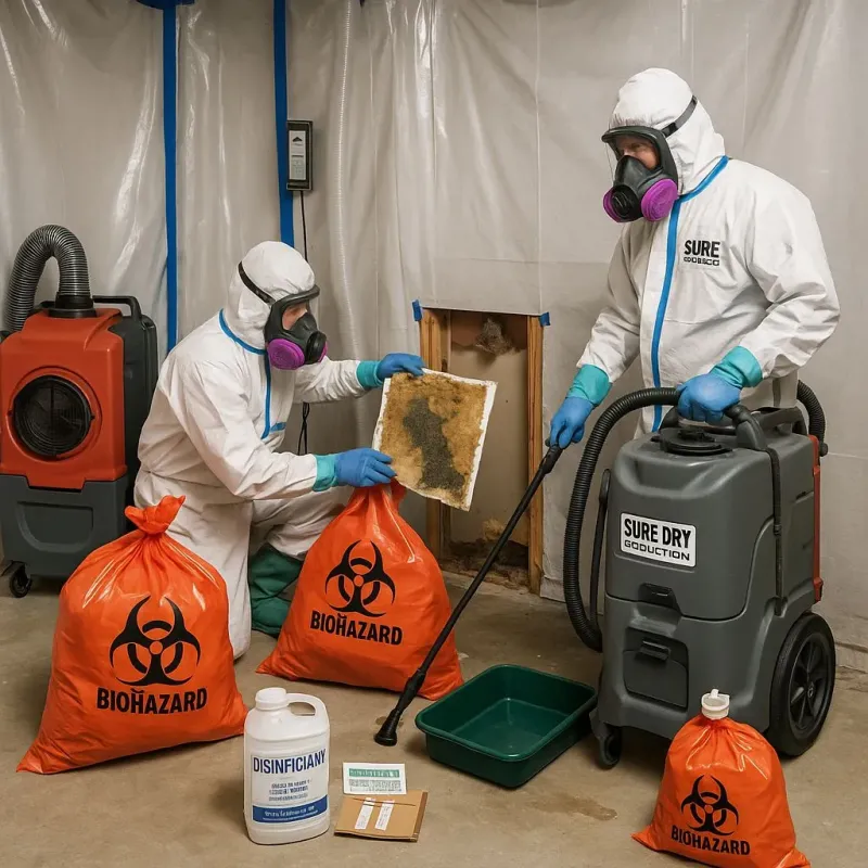 Contaminated Water Handling Protocols process in McLean County, ND
