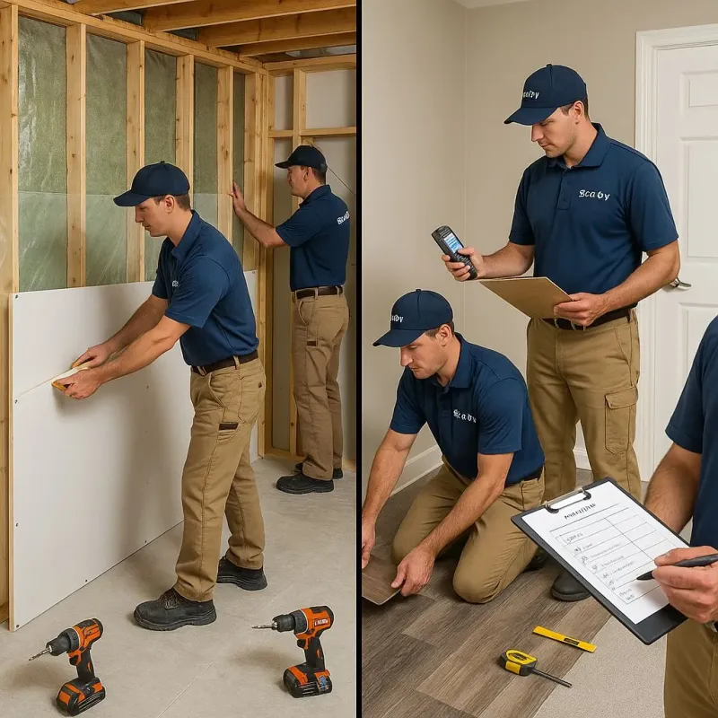 Repairs and Reconstruction process in McLean County, ND